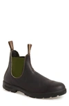 BLUNDSTONE CHELSEA BOOT,BL519 BROWN OLIVE