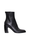 ANN DEMEULEMEESTER LEATHER ANKLE BOOTS,17022844374 099