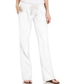 ROXY JUNIORS' OCEANSIDE WIDE-LEG DRAWSTRING PANTS