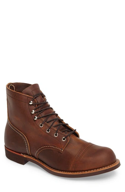 Red Wing Iron Ranger Cap Toe Boot In Brown