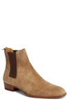 Saint Laurent Wyatt Chelsea Boot In Sigaro Suede