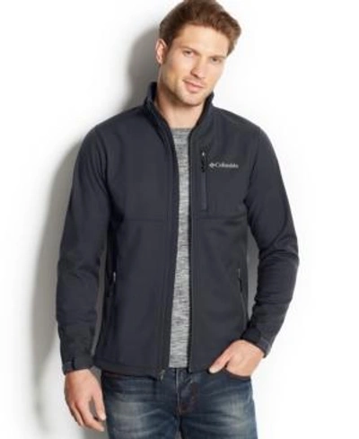 Columbia Men's Ascender Water-resistant Softshell Jacket In Graphite