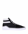 GIVENCHY SUEDE-TRIMMED HIGH-TOP SNEAKERS,8965204