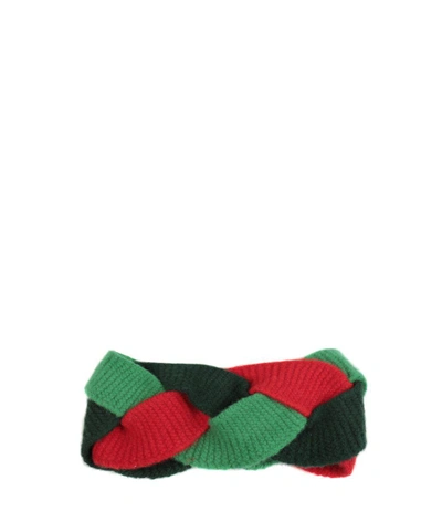 Gucci Braided Wool Blend Headband In Multicolor