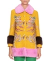 GUCCI EMBROIDERED WOOL COAT,8963427