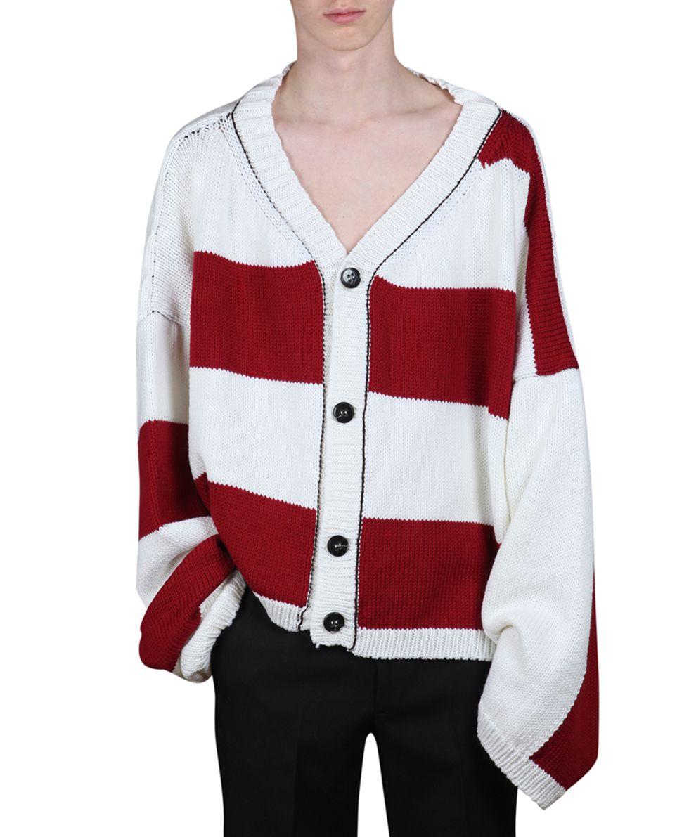 raf simons disturbed cardigan