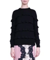 VIVETTA RUFFLED WOOL SWEATER,VV706RABAT 999