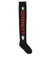 Givenchy Wool Socks In Nero