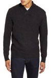 SCHOTT WAFFLE KNIT THERMAL WOOL BLEND PULLOVER,SW1714