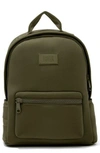 Dagne Dover 365 Dakota Medium Neoprene Backpack In Dark Moss