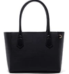 Dagne Dover Signature Classic Coated Canvas Tote In Onyx