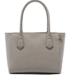 Dagne Dover Signature Classic Coated Canvas Tote In Bleecker Blush