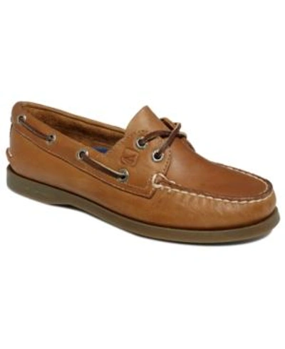 Sperry Women's Authentic Original 2 Eye Lace-up Boat Shoe In Sahara