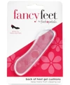 Foot Petals Fancy Feet By  Back Of Heel Gel Cushions Shoe Inserts In Clear