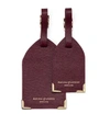 ASPINAL OF LONDON Leather Luggage Tags (Set of 2)