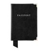 ASPINAL OF LONDON Embossed Leather Passport Holder