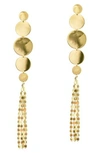 LANA JEWELRY DISC NUDE LONG DROP EARRINGS,2853-0000-700-00-01