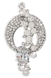 NINA CRESCENT MOON CASCADING STAR BROOCH,P-GISETTA