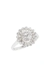 KWIAT VINTAGE FLOWER DIAMOND RING,28088