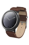 MISFIT PHASE LEATHER STRAP SMART WATCH, 40MM,MIS5007