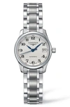 Longines Master Automatic Bracelet Watch, 25.5mm In Steel