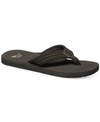 Quiksilver Carver Mens Suede Thong Flip-flops In Demitasse