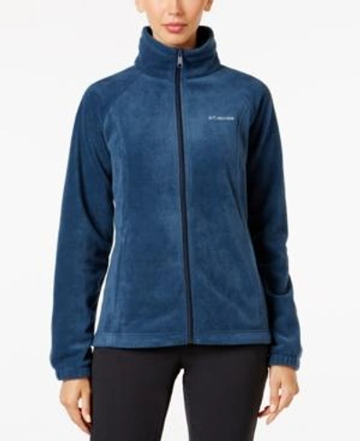 Columbia Plus Size Benton Springs Fleece Jacket In  Navy