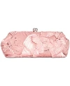 ADRIANNA PAPELL SIA EMBROIDERED SMALL CLUTCH