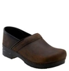Dansko Men's Professional Antique Clog - Medium Width In Antique Brown/black In Antique Brown Oiled