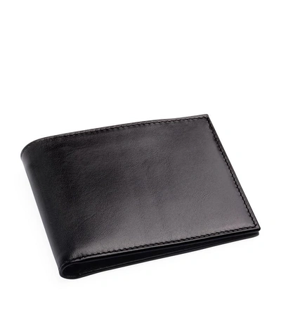 Aspinal Of London Leather Bifold Wallet In Black
