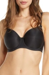 Freya Idol Underwire Moulded Balcony T-shirt Bra In Black