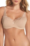 Le Mystere Dream Lace Tisha Full-figure Contour Bra In Natural