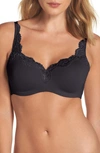 Le Mystere Dream Lace Tisha Full-figure Contour Bra In Black