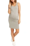 ROSIE POPE 'KIMBERLY' RUCHED SIDE MATERNITY TANK DRESS,D049-N