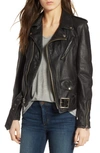 Schott Perfecto Biker Leather Jacket In Black