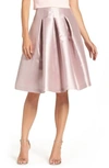 Eliza J Release Pleat Full Skirt In Mauve
