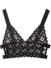 FLEUR DU MAL CROCHET LACE LONG LINE BRA,BR0040010011111787