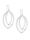 SAKS FIFTH AVENUE WOMEN'S STERLING SILVER DOUBLE TWIST DROP EARRINGS,0400090144629