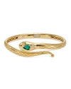 TEMPLE ST CLAIR 18K YELLOW GOLD BELLA SERPENT BANGLE WITH TSAVORITE AND DIAMONDS,B36135-SERPTV