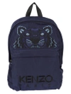 KENZO TIGER EMBROIDERED BACKPACK,F765SF300 F2076