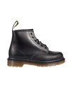 DR. MARTENS' SMOOTH COMBAT BOOTS,DMS101 SMOOTH BLACK