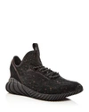 Adidas Originals Men's Tubular Doom Sock Primeknit Lace Up Sneakers In Black