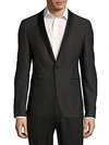 SAND Slim-Fit Wool Shawl Collar Evening Jacket,0400094010061