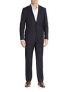 HICKEY FREEMAN CLASSIC FIT TONAL STRIPED WOOL SUIT,0400089317602