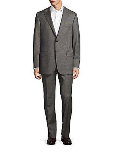 Hickey Freeman Men's Milburn Ii Classic Fit Textured Wool Suit In Grey