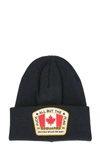 DSQUARED2 CANADA FLAG LOGO WOOL BEANIE,W17KH4004630