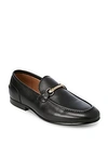 SAKS FIFTH AVENUE FIRENZE LEATHER LOAFERS,0400095355390