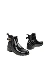 Hunter Original Refined Quilted Gloss Chelsea Waterproof Boot In Black