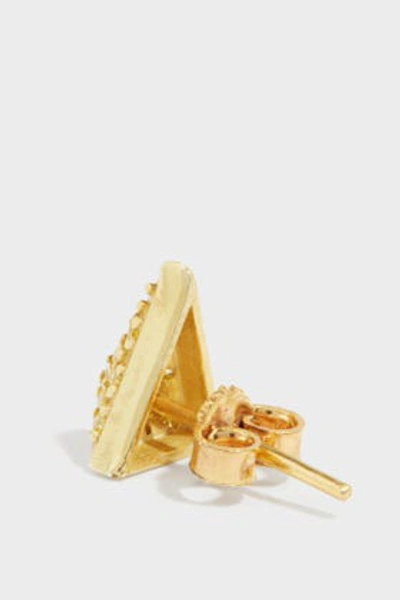 Maha Lozi On The Edge Gold-plated Crystal Earrings In Metallic