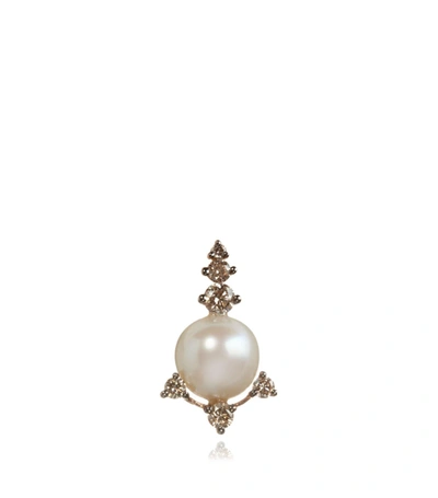 Annoushka 18kt Rose Gold Diamond Embellish Stud Earrings
